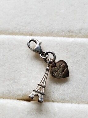 Thomas Sabo Silver Eiffel Tower and Heart Charm
